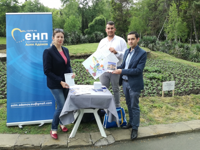 Цветна леха във формата на европейското знаме ще краси Морската градина в Бургас