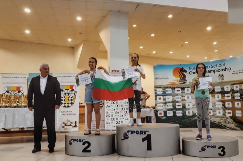 Виктория Златева от Шахматен клуб „Бургас 64“ се завърна със сребро от европейски турнир 