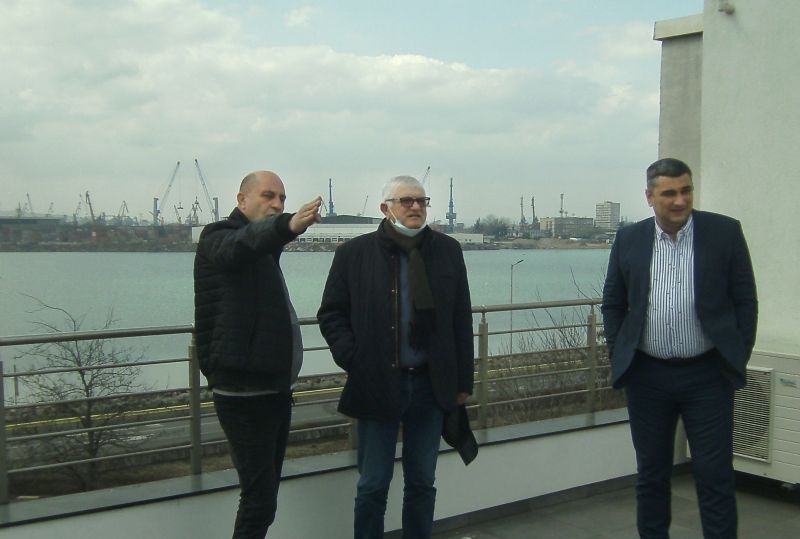 Инж. Петър Кънев посети БМФ Порт Бургас