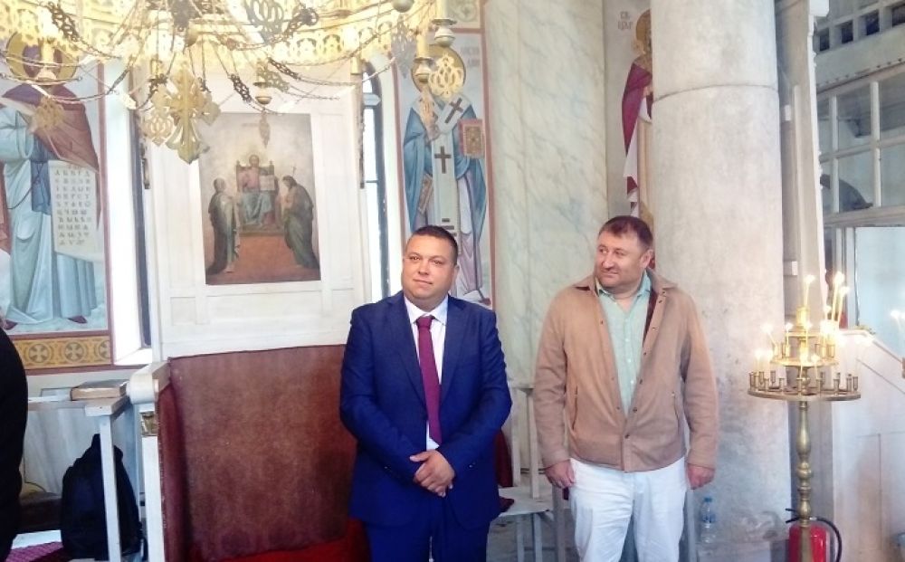 Осветиха обновената църква в Сунгурларе