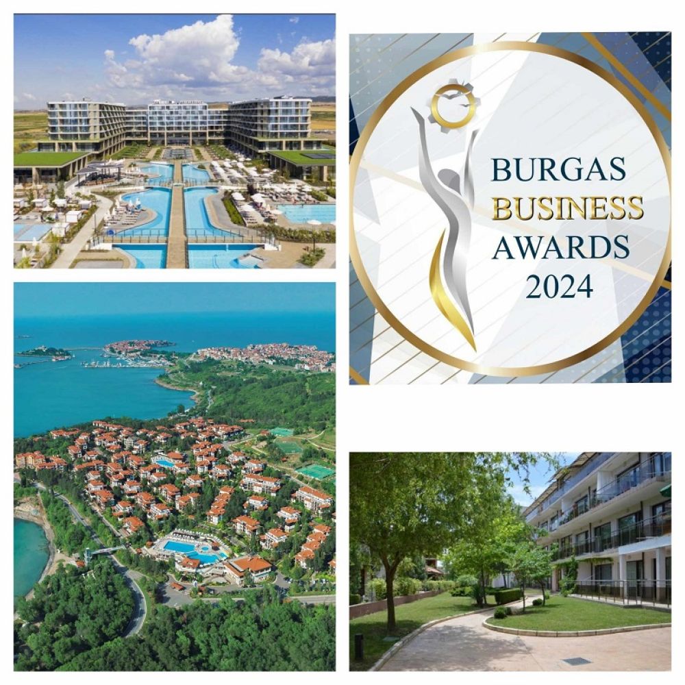 Ето кои са претендентите за морски хотел и ризорт на BURGAS BUSINESS AWARDS 2024