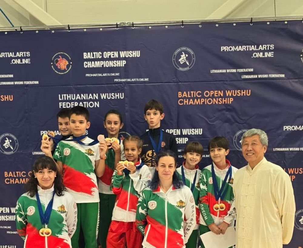 Българският отбор по кунг-фу обра медалите на Open Baltic Wushu Championship 2024
