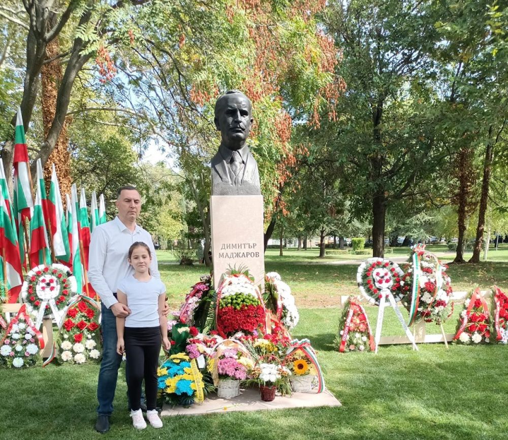Тодор Ангелов откри паметник на Димитър Маджаров в Свиленград