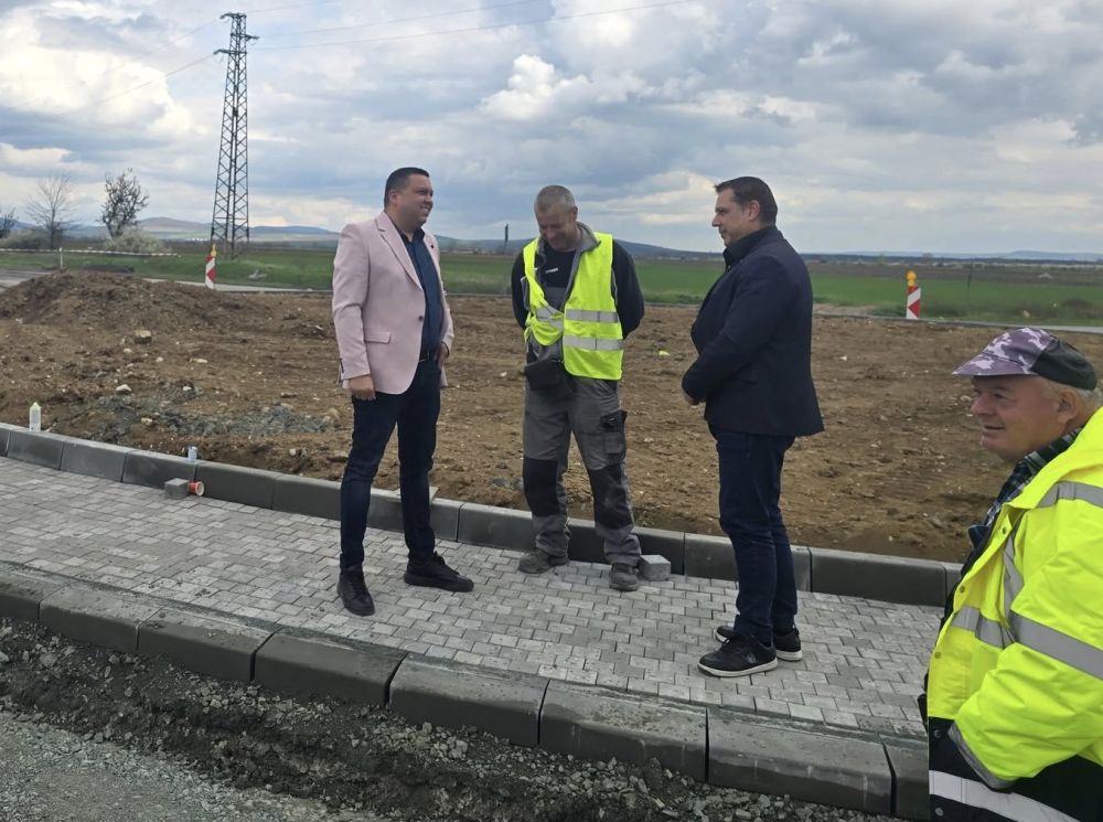 Приключи първият етап от изграждането на важно кръгово кръстовище в Сунгурларе  