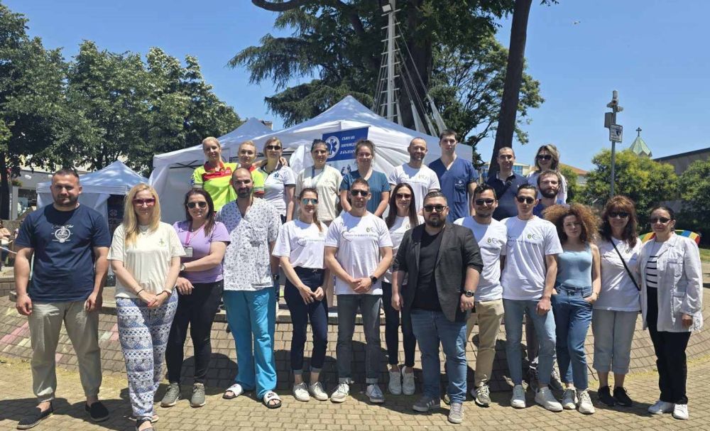 Бургазлии с активен интерес към безплатните здравни консултации на открито