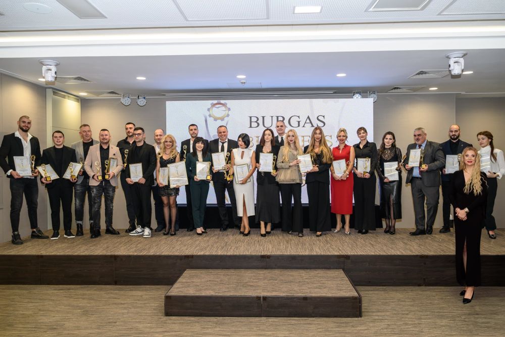 На тържествена гала церемония BURGAS BUSINESS PRIZES отличи водещите компании от региона