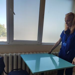 Напредва ремонтът на детските отделения в държавната болница