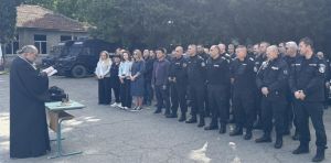 Водосвет за здраве отслужиха в Жандармерията в Бургас